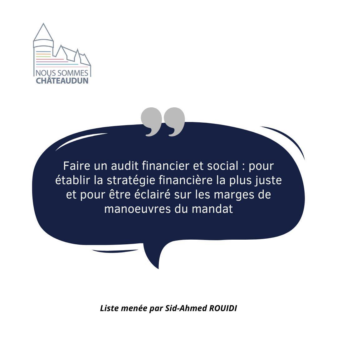 Audit financier et social : une priorité